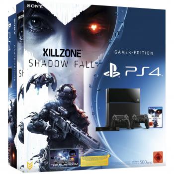 PS4 Konsole mit Killzone Shadowfall (inkl. 2 Original-Controller, Kamera)