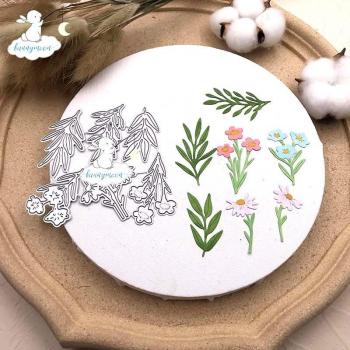 Bunnymoon Metall Schneide-Stanzschablonen für Scrapbooking