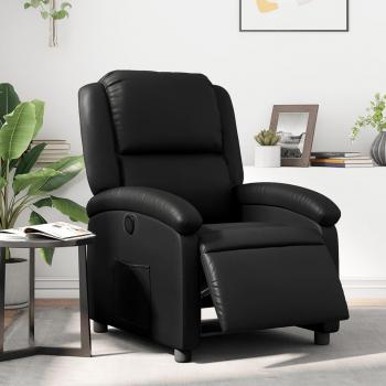 Sillón relax eléctrico de cuero sintético