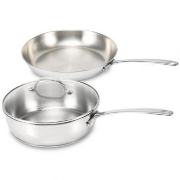 Set casseroles en acier inoxydable avec couvercle anti-éclaboussures Belvia 24 cm Beka