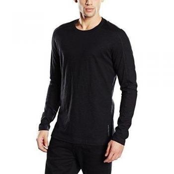 Camiseta larga Calvin Klein Jeans Bert cn tee l/s Hombre negro