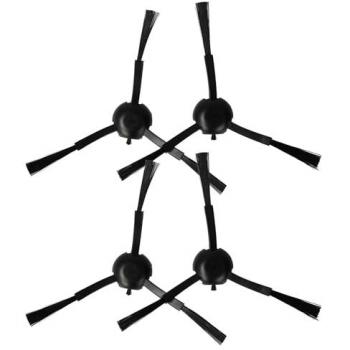Brosses latérales en noir – 4 unités, compatibles Dreame X30 Ultra & S20 Ultra
