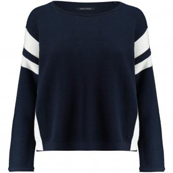 Marc O'Polo Damen Pullover 903614560431 Blau Medium