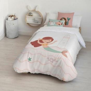 Rosa Bettdeckenbezug Mosi Big für Kinder 180 x 220 cm