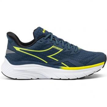 Diadora Equipe Nucleo Running Blu Opale/Giallo Enotera/Bianco
