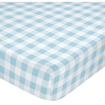 Bajera 100% Algodón Vichy Azul 90x200
