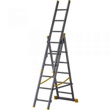 DIY Trade Triple Section 4 Way Combination Aluminium Extension Ladder