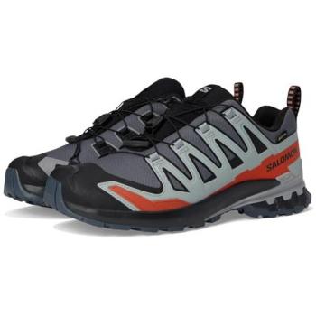 Chaussures de Trail Salomon XA PRO 3D V9 GORE-TEX Gris Foncé Orange