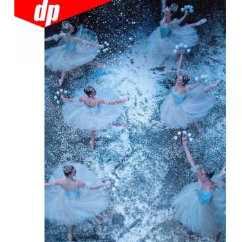 Pintura Diamante Chica Ballet Full Round 20X30CM