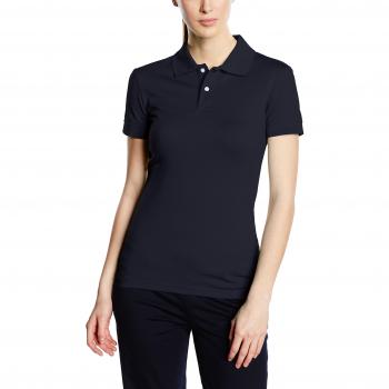 Trigema Damen Poloshirt, Blau, 52 (blau 046)