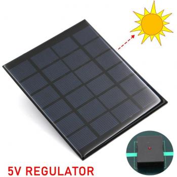 Panneau Solaire 4,5 V 2W à 10W – Chargeur USB 5 V/2 A + Batterie 3,7 V