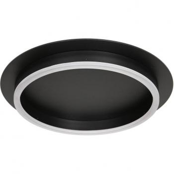 Ringlux LED-Deckenleuchte 20W Schwarz
