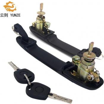 VW Sharan 1995 Door Handle Pair with Lock Barrel