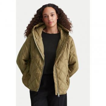 Marc O'Polo Steppjacke mit Cape für Damen, locker sitzend, beige, Größe 42