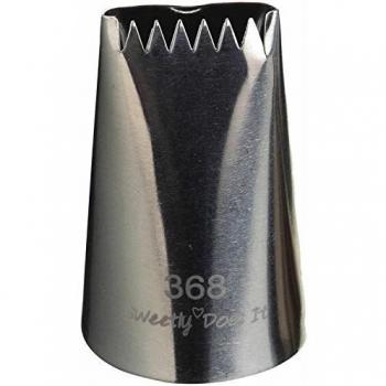 Sweetly Does It 18 mm Basketweave Piping Nozzle by KitchenCraft – Stainless Steel