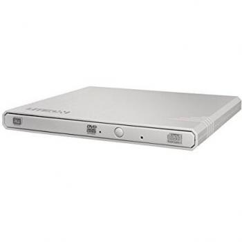 Masterizzatore esterno liteon dvd-rw ebau108 -21 slim white