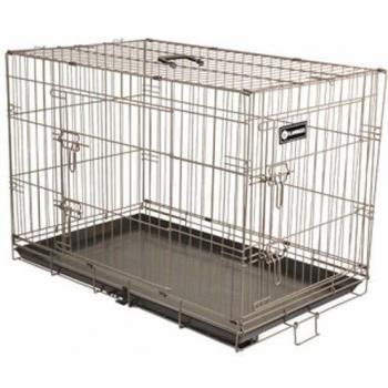 Cage métallique Ebo taupe M 47 x 77 x 55 cm