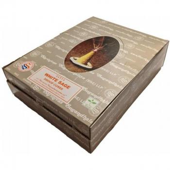 Sacs d'encens Satya White Sage, 144 unités – Couleur marron standard
