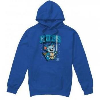 Camisa Cósmica Young Jedi con Capucha Azul Real – L