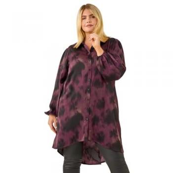Blouse à boutons grandes tailles Roman