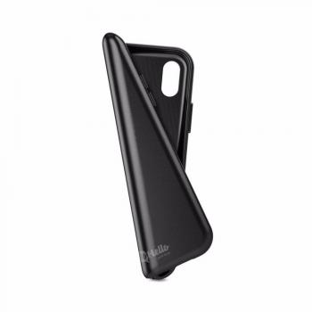 BeHello Gel‑Aufkleber Schutz für iPhone X – Schwarz, 1 Stück