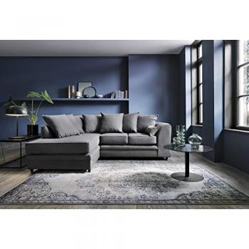 Darcy Corner Sofa in Dark Grey