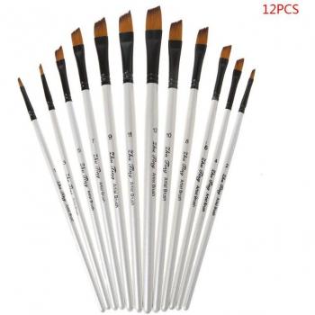 12-Piece Professional Paint Brush Collection