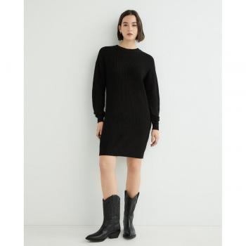 Noisy May Maysa Strickkleid Schwarz für Damen S