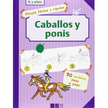 CABALLOS Y PONIS -DIBUJO PASO A PASO-
