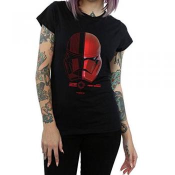 Disney Star Wars Rise of Skywalker Sith Trooper Women’s T-Shirt (Black, Size S)