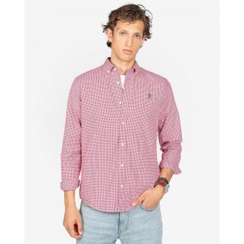 Camisa de Hombre a Cuadros Rojos Harper & Neyer