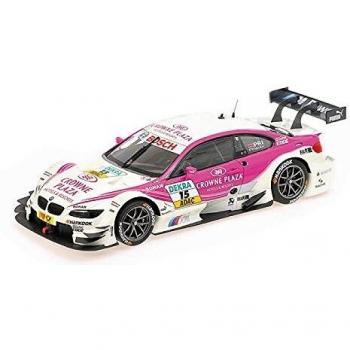 Miniatura BMW M3 DTM 'Crown Plaza' Andy Priaulx 2012 Equipo RBM en Metal 1:18 Minichamps