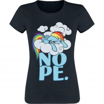 My Little Pony Tee Rainbow Dash Femme Noir Taille XXL