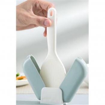 Colgante de Cocina Verde: Cuchara de Arroz con Sistema Automático