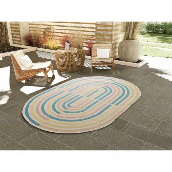 Alfombra Geométrica Manila para Interiores
