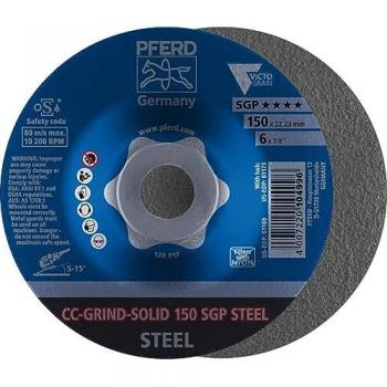 Pferd CC-Grind-Solid 150 SGP Steel 10-Pack