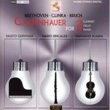 Gassenhauer pour trio instrumental : Clarinette, Violoncelle et Piano