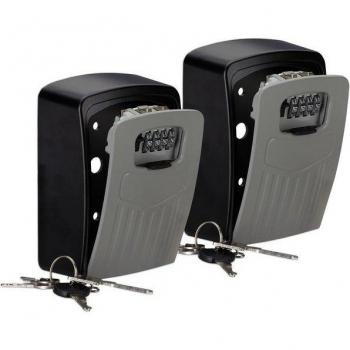 WallSafe 2000 – Twin Key Storage, Black/Grey