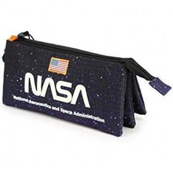 NASA Galaxy Astuccio Portatutto Triplo HS, Blu