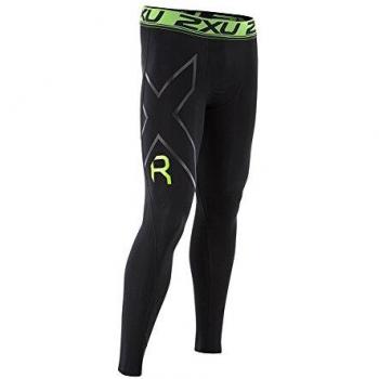 2XU Men's Compression Tights, Refresh Recovery, M, Black