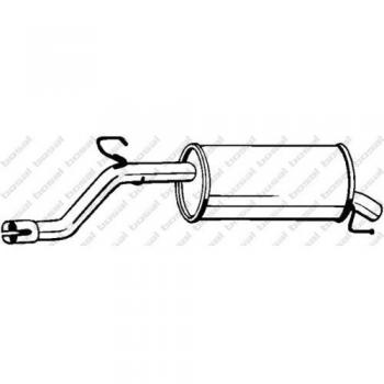 BOSAL 185-687 Cano de escape traseiro