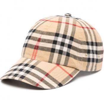 Cappello Burberry Check Beige Taglia M