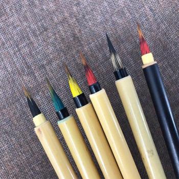6pcs Watercolor Painting Brushes Set