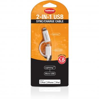 Cable Hahnel Micro-USB a Lightning 1,5 m