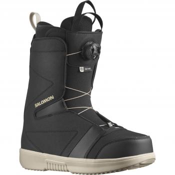 Salomon Faction Boa Boot 2025 Schwarz/Schwarz/Regentag – Größe 40