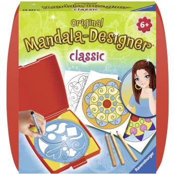 Ravensburger 29857 4005556298570 Mini Mandala-Designer Classic Die Mandalabox für unterwegs