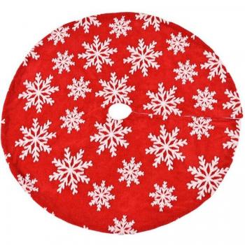 Encanto Neveado: Falda Gris con Árbol de Navidad Jacquard