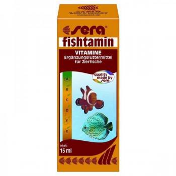 Suplemento Vitamínico Sera Fishtamin 100 Ml