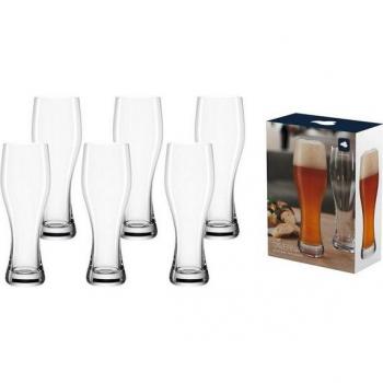 Leonardo 6er Set Weizenbiergläser Taverna 330 ml
