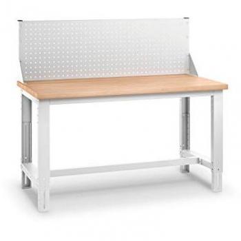 Aufsatzrahmen Bott verso, Stahlblech, lichtgrau, B 1300 x T 215 x H 400 mm, 2 Lochplatten